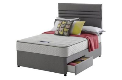 Silentnight Levison 1000 Memory Double 2 Drawer Divan